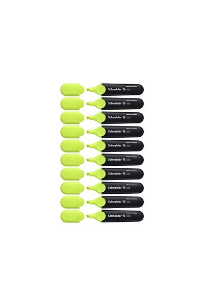SCHNEIDER 150 Job Yellow Highlighter 10 Pieces