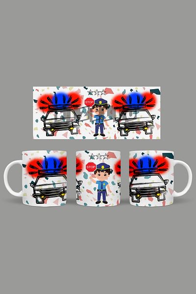 Fizello Police / Police Themed Mug Coffee Cup