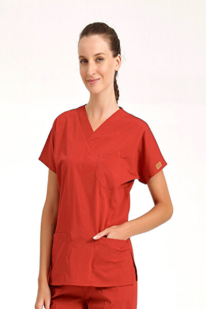 Brl Üniforma Unisex hirurška majica - Jednostruka gornja strana Sa likrom | B...