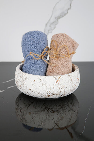 betonmall Διακοσμητικό Μπετόν - Χειροποίητο Μπολ, Βάση για Πετσέτες Organizer...