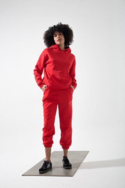 muub's Sea Three Thread Hoodie Oversize Hooded Cotton Inside Ribbed Elastic Leg Tracksuit Set
