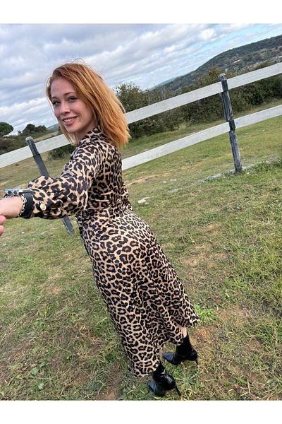 PANCAARTE ROCHIE LEOPARD SATIN