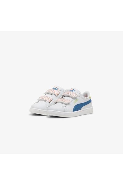 Puma Smash 3.0 Fc V Ps Pantofi sport albi pentru copii
