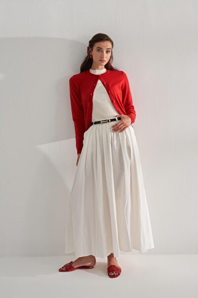 inspiration Kemerli Etek Ekru