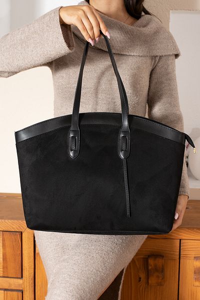 HONEY BAG Geantă de mână, de umăr și de umăr pentru femei LEWA din piele de căprioară