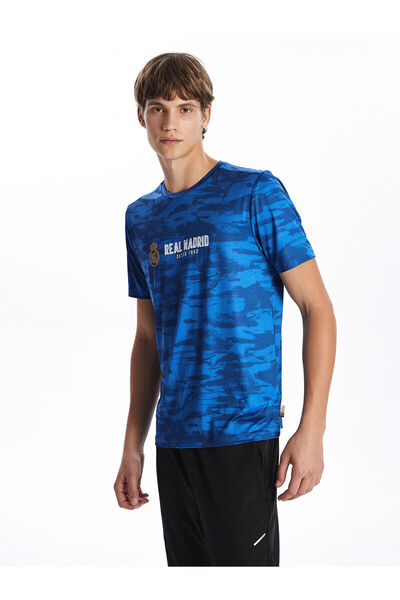 LC Waikiki Özmarka Yeni Sezon Bisiklet Yaka Kısa Kollu Real Madrid Baskılı Erkek Taraftar