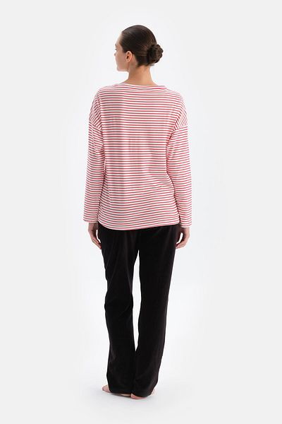 Dagi Women's Cycling Neck Pjama Top