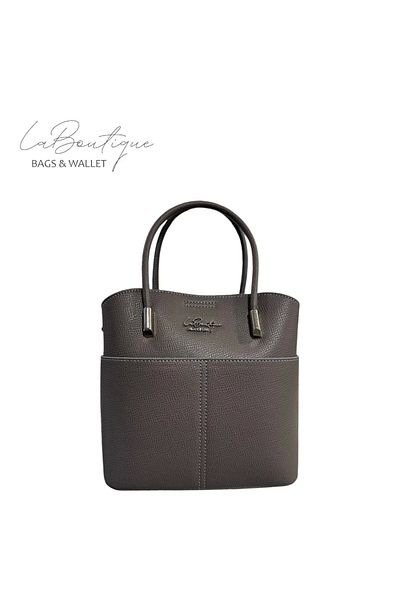 LA BOUTIQUE Geanta gri model LB 8100