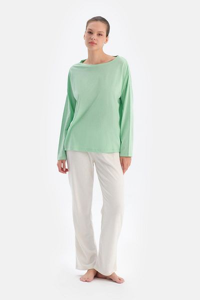 Dagi Women's Cycling Neck Pjama Top