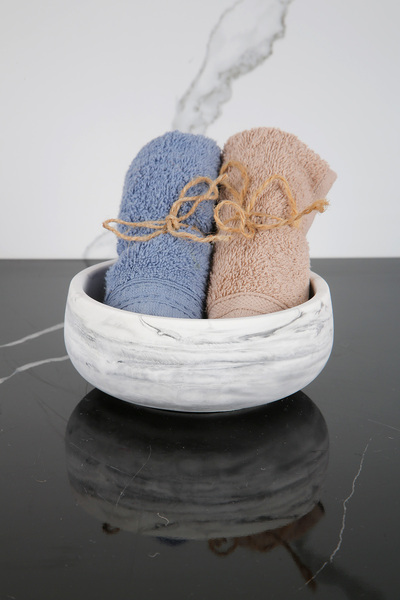 betonmall Concrete Decorative - Handmade Bowl, Multi-Purpose Organizer Towel ...