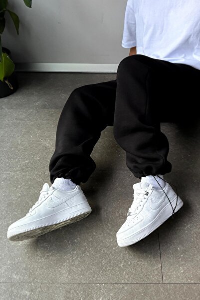 Flaw Wear Ayarlanabilir Paça Basic Siyah Eşofman Altı