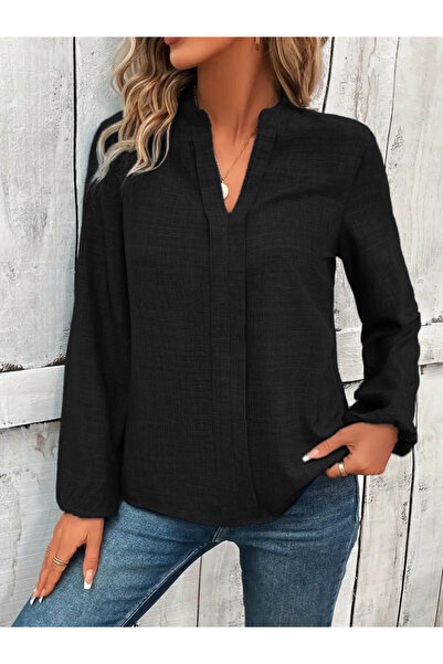 buğrahayalin Women's Long Sleeve Turtleneck Blouse