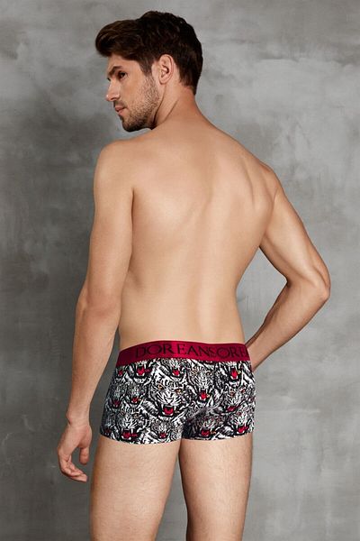 Doreanse Ανδρική τσάντα Modal Multicolor Printed Mini Leg Boxer 1712