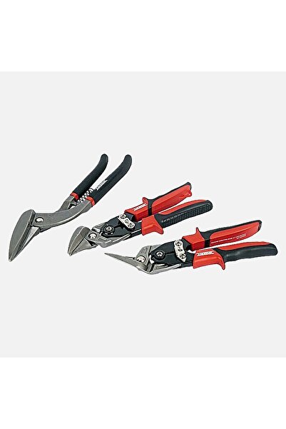 Genel Markalar Wisent Sac Makası Seti - 3 Parça Oto Çatı İnşaat İşleri İçin Sac Seti