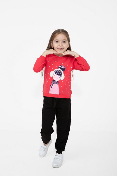 CiciTime Çocuk Modası Bottom Top Suit for Girl 2-6 Years Old Daily School Nursery