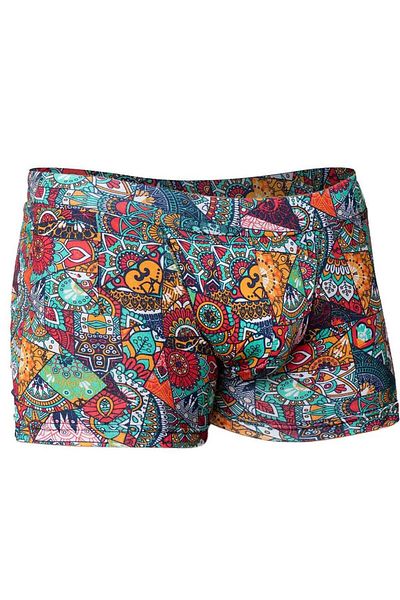 Doreanse Ανδρική τσάντα Modal Multicolor Printed Normal Leg Boxer 1807