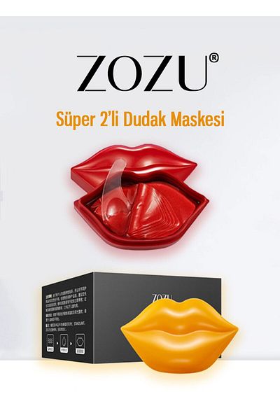 ZOZU ® مجموعة أقنعة الشفاه المكونة من قطعتين