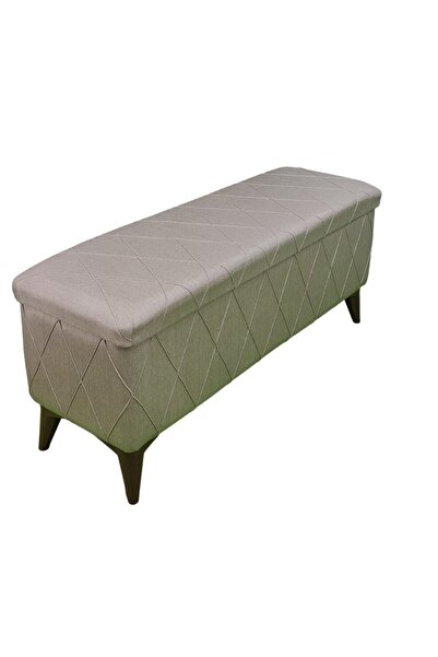 vavonni Sandıklı 120 Cm Nevrür Kapitone Puf Koltuk Retro Sandıklı A Kalite / 02