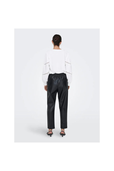 ONLY ONLMYNTE FAUX ΔΕΡΜΑΤΙΝΟ ΠΑΝΤΕΛΟΝΙ OTW Μόνο από συνθετικό δέρμα Pantalon