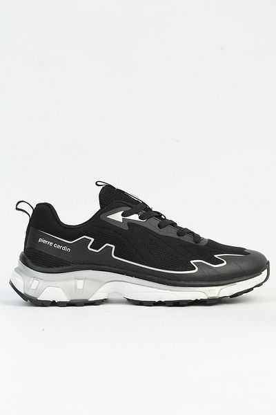 Pierre Cardin Men's Sneakers Black and White - Imported Pci-11054