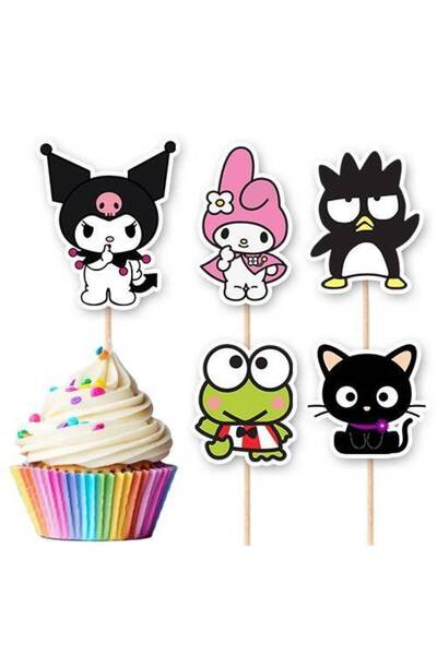 Parti Dükkanım Kuromi Şekilli Kürdan 10 Adet