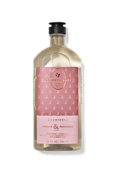 Bath & Body Works غسول الجسم بالفانيليا والباتشولي وحمام رغوي