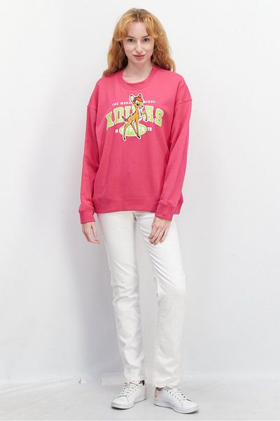 adidas Originals X Disney Women Sportswear Fit Long Sleeves Outdoor Sweatshirt, Pink