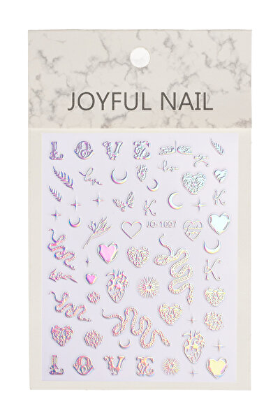 MOZIUR Tırnak Sticker Süs Jo-1097 (KENDİNDEN YAPIŞKANLI)
