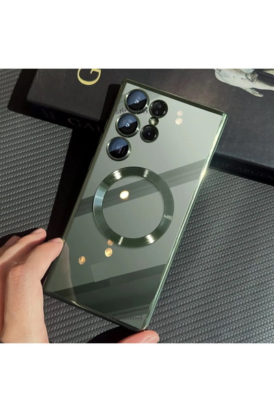 m.tk moveteck Samsung Galaxy S24 Ultra 5g Kılıf Magsafe Wirelles Şarj Destekl...