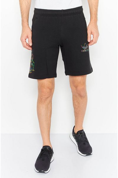 adidas Originals x Disney Men Sportswear Fit Outdoor Shorts, Black