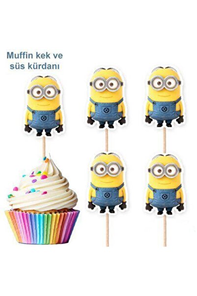 Parti Dükkanım أعواد أسنان على شكل مينيون 10 قطع