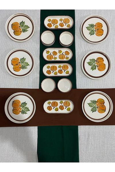 MTD SERAMİK Luxury Breakfast Set 14 Items for 6