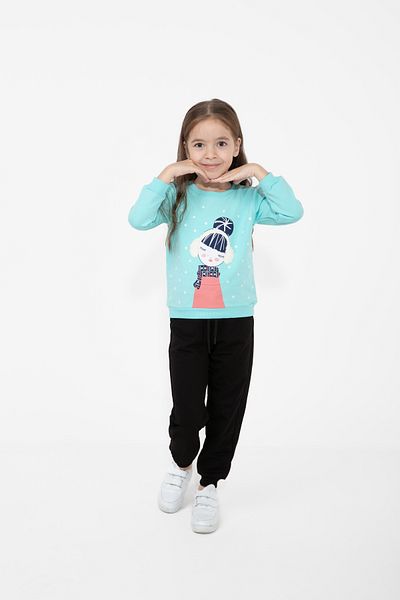 CiciTime Çocuk Modası Bottom Top Suit for Girl 2-6 Years Old Daily School Nursery