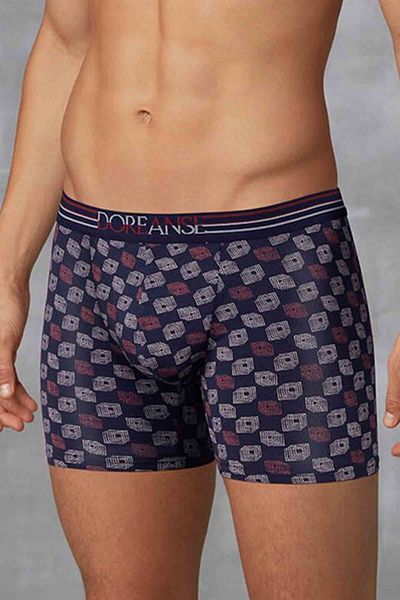 Doreanse Ανδρικές τσάντες Modal Multi Color Printed Normal Leg Boxer 1813