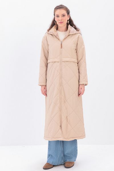 ALLDAY Hooded Quilted Coat