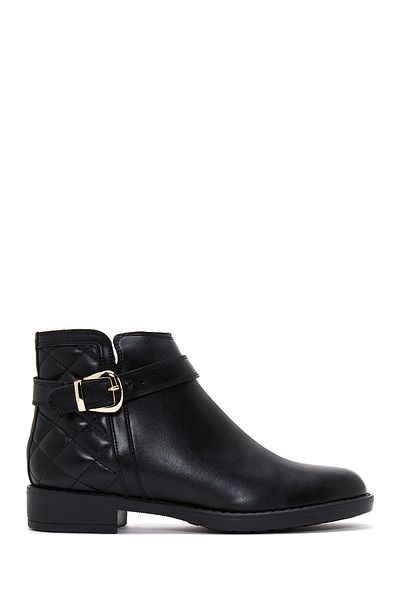 Derimod Women's Black Buckle Classic Boots 23Wfe 251218