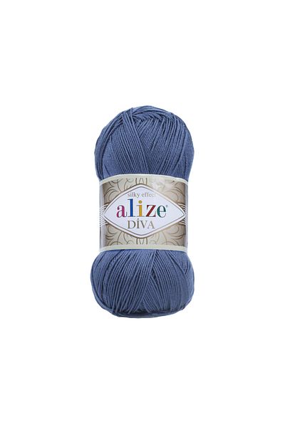 Alize Diva 353 Amigurumi Hand Knitting Floss 1Pcs Mercerized Thin String Summer Bikini Blouse Knitting String Knitting Crop