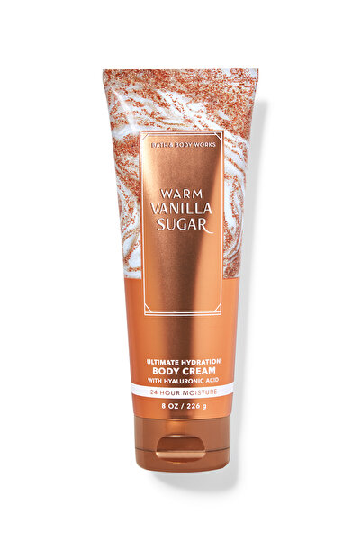 Bath & Body Works كريم الترطيب المثالي للجسم بنكهة الفانيليا والسكر الدافئ