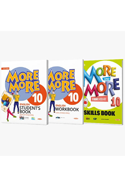 More & More 10 MORE&MORE STUDENTS BOOK & WORKBOOK  & SKILLS BOOK (3 LÜ SET)