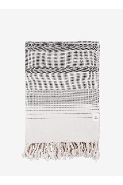 M'art Home Stitches Натуральний сірий плед для дивана 130*170