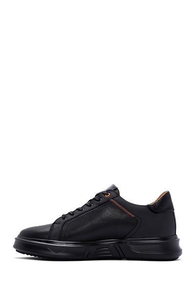 Derimod Men's Black Leather Sneaker 23Wfd 621518