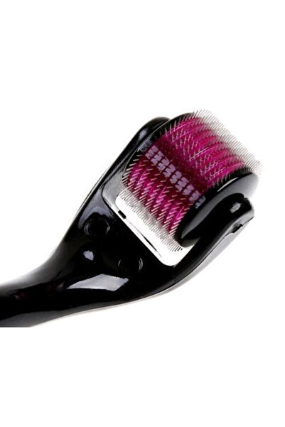 Beatitude Dermaroller Siyah Roller Titanyum iğneli Masaj Aleti Saç Tarağı