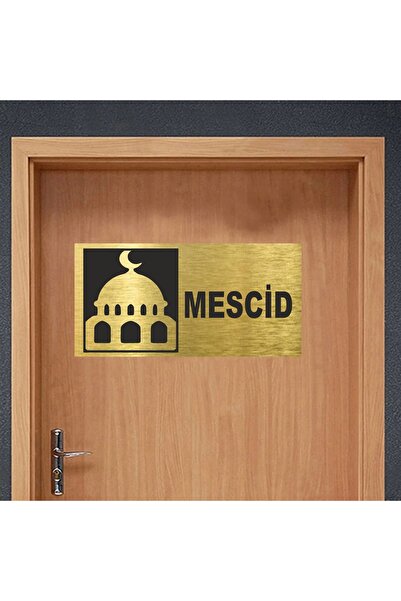 HD GOLD METAL LEVHA  MESCİD  YÖNLENDİRMELERİ