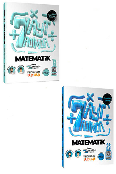 Yediiklim Yayınları AYT Yedi Adımda Temelden Zirveye Matematik 1. ve 2. Kitap...