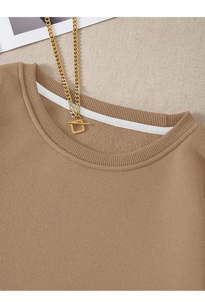 Moda Glo Βαμβακερό φούτερ Unisex Brooklyn Crew Neck