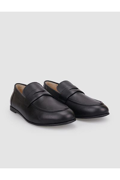 Cabani Loafer de damă 100% piele naturală neagră
