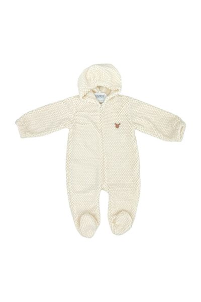 Bebitof Baby بذلة بيبيتوف منقوشة بغطاء للرأس 70362