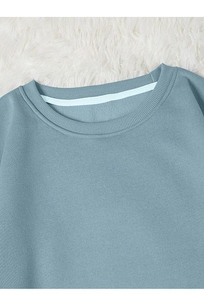 Moda Glo Βαμβακερό φούτερ Unisex Essential Crew Neck