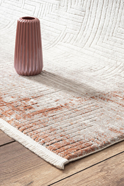 Empera Pena - Macaroon Geometrik Desenli Modern Halı