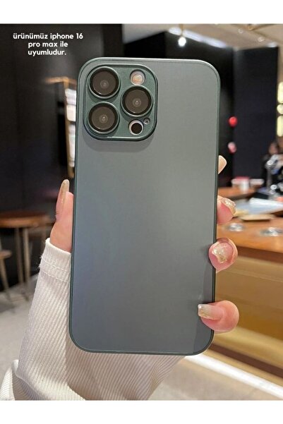 bbtech iPhone 16 PRO MAX ile Uyumlu Magsafe Özellikli Mat Cam Leke Bırakmaz L...